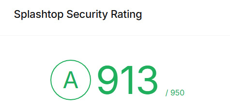 Splashtop Security Rating Splashtop Security Rating