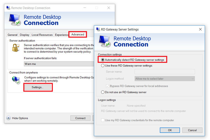 Eliminando credenciales de Windows RDP