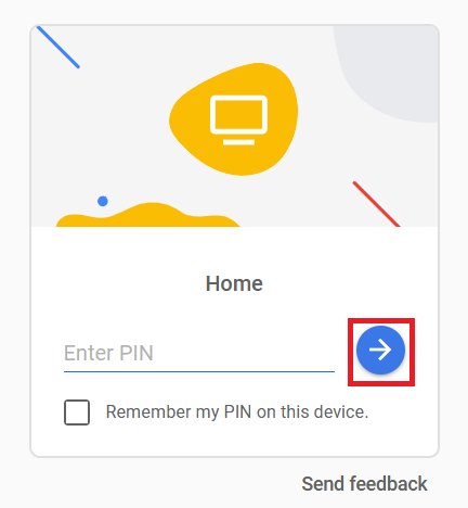 Enter PIN to enable CRD Unattended Access