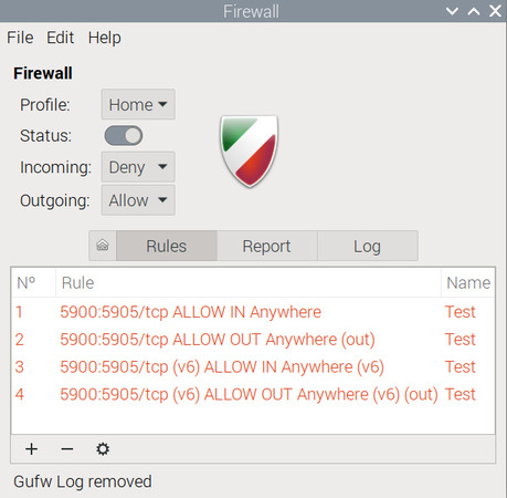 O firewall do Linux possui regras separadas para conexões de entrada e saída, e regras específicas para IPv6
