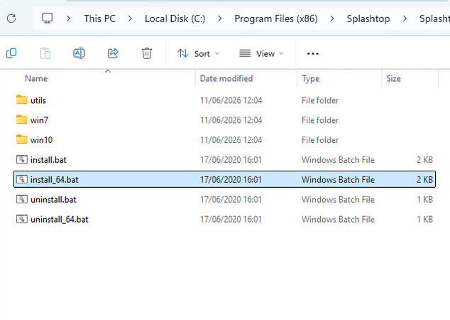 Driver di visualizzazione Splashtop individuato