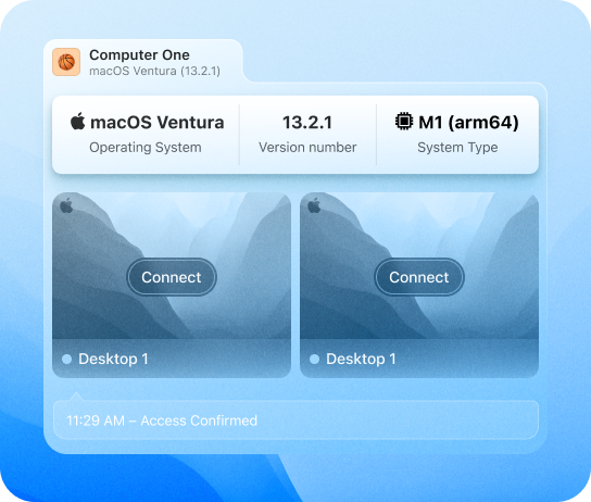 View system information about clients workstation