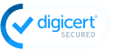 DigiCert Secured badge showing application code signing verification.