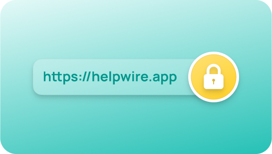 During HelpWire remote support all data is safely transferred vis the WSS and HTTPS protocols