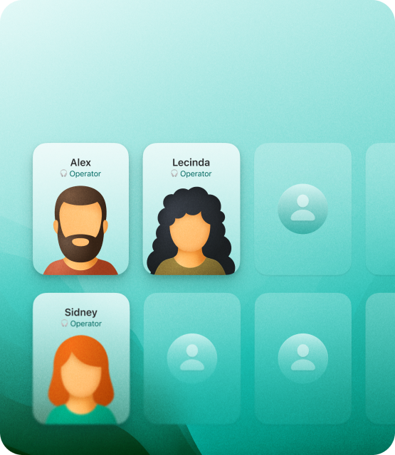 Neatly organized clients list in HelpWire