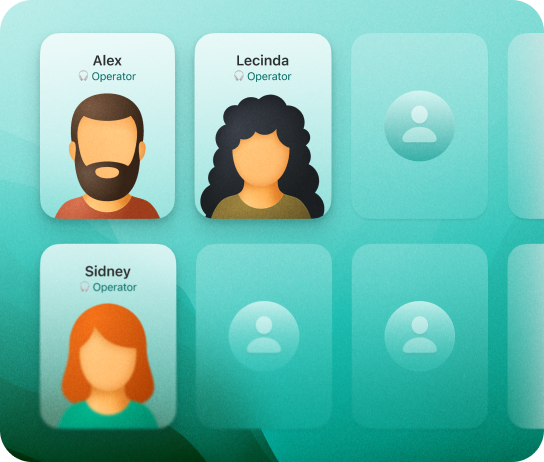 Neatly organized clients list in HelpWire
