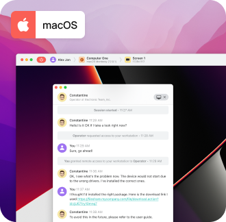 Support remote Mac computers with HelpWire